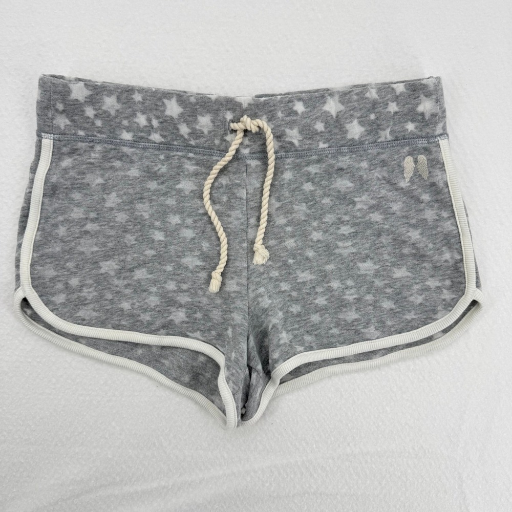 Victoria's Secret Lounge Shorts‎ Small Gray Star Print Drawstring Sleepwear